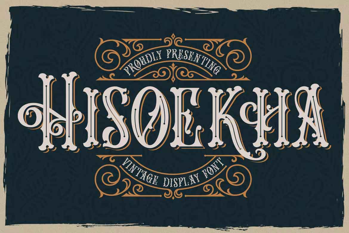 Beispiel einer Hisoekha-Schriftart #1